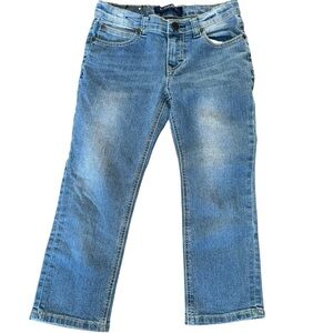 Vigos Girls Sz 12  26x20 Blue Straight Lt Wash Faded Mid Rise Denim Jeans